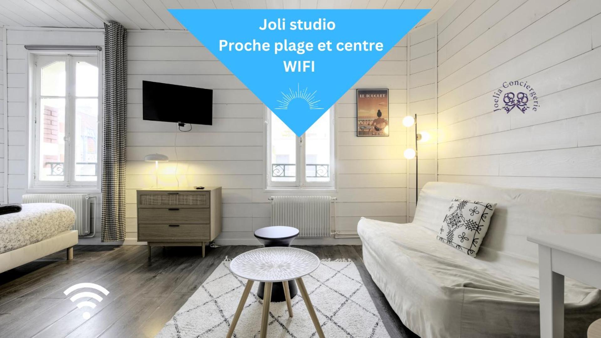 Joli Studio Plein Centre Proche Plage Avec Wi-Fi Le Touquet ภายนอก รูปภาพ